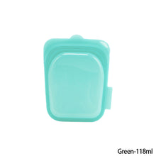 Load image into Gallery viewer, 1pc Silicone Reusable Food Bag Freezer Food Container Heat Resistant Leakproof Fresh Keeping Bags Sub-packing Sealing Bags
