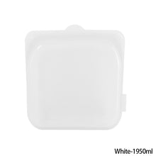 Load image into Gallery viewer, 1pc Silicone Reusable Food Bag Freezer Food Container Heat Resistant Leakproof Fresh Keeping Bags Sub-packing Sealing Bags