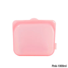 Load image into Gallery viewer, 1pc Silicone Reusable Food Bag Freezer Food Container Heat Resistant Leakproof Fresh Keeping Bags Sub-packing Sealing Bags