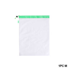 Load image into Gallery viewer, 3 Sizes Reusable Drawstring Mesh Bag Eco-Friendly Shopping Bags Toys Sundries Bag Grocery Storage Fruit Vegetable
