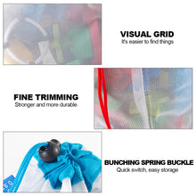 Load image into Gallery viewer, 3 Sizes Reusable Drawstring Mesh Bag Eco-Friendly Shopping Bags Toys Sundries Bag Grocery Storage Fruit Vegetable