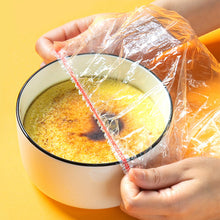 Load image into Gallery viewer, 50/100/300pcs Disposable Food Cover Plastic Elastic Food Lids Bowls Cups Caps Fruit Storage Kitchen Fresh Keeping Saver Bag