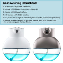Load image into Gallery viewer, Adjustable Automatic Soap Dispenser Touchless Sensor Foam Pump Type-C Charging Smart Liquid Soap Dispenser
