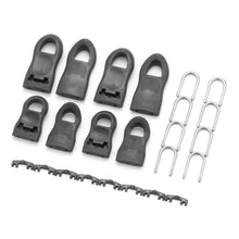 Load image into Gallery viewer, 5pcs/8pcs Replacement Zipper Puller End for Clothing Bag Zipper Fixer Traveling Suitcase Backpack Zipper Puller Pants Broken Buckle Zip Cord Tab