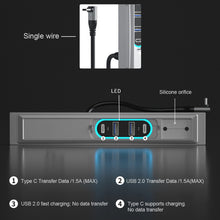 Load image into Gallery viewer, Desktop Rotatable Tablet Computer Aluminum Alloy Bracket Mobile Phone Drama Game Rotatable Mobile Phone Bracket