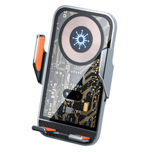 Load image into Gallery viewer, Car Creative Line Design Wireless Charging Mobile Phone Bracket Car Supplies Opening and Closing Navigation Support Frame