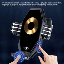 Load image into Gallery viewer, Car Supplies 15w Wireless Fast Charge Induction Navigation Bracket Car Air Vent Car Mobile Phone Holder T7