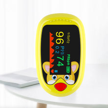 Load image into Gallery viewer, Cute Cartoon Children's Pulse Oximeter TFT Finger Clip Household Heart Rate Detection Pulse Oximeter Health Care