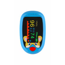 Load image into Gallery viewer, Cute Cartoon Children's Pulse Oximeter TFT Finger Clip Household Heart Rate Detection Pulse Oximeter Health Care