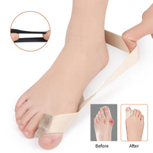 Load image into Gallery viewer, Unilateral Thumb Valgus Correction with Large Foot Bone Overlapping Toe Separator Tension Band Cloth Strip