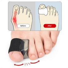 Load image into Gallery viewer, Silicone Toe Separator Bunion Hallux Valgus Corrector Thumb Finger Correction Straightener Foot Belt Care Elastic Toe Splitter