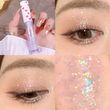 Load image into Gallery viewer, Liquid Eye Shadow Pearl Sequins Brighten Waterproof Flash Sleeping Silkworm Eye Shadow Liquid Eye Glitter Women Cosmetics