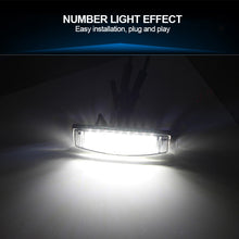 Load image into Gallery viewer, 1PC LED Car License Plate light Bulb 18LEDs CanBus For Toyota Camry 40 V40 XV40 Aurion XV40 Prius Echo Belta 12V