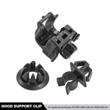 Load image into Gallery viewer, 3Pcs/Set Car Hood Rod Holder Opener Stay Grommet Clips For Honda Accord Odyssey Pilot RB1 90601-S84-A01 90602-S84-A01