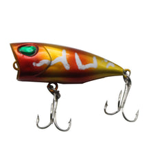 Load image into Gallery viewer, 4CM 3.3G Multi-Color Water System Micro Matter Wave Climbing ABS Lure Floating Fishing Bait Poper Trout Pike Fishing Hard Bait Triple Hook