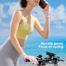 Load image into Gallery viewer, Ice Silk Sunscreen Gloves Summer Riding UPF 50+ Shading Anti-UV Palm Hollowed Out Non-Slip Light Breathable Gloves