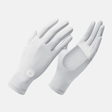 Load image into Gallery viewer, Ice Silk Sunscreen Gloves Summer Riding UPF 50+ Shading Anti-UV Palm Hollowed Out Non-Slip Light Breathable Gloves