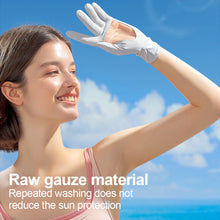Load image into Gallery viewer, Ice Silk Sunscreen Gloves Summer Riding UPF 50+ Shading Anti-UV Palm Hollowed Out Non-Slip Light Breathable Gloves