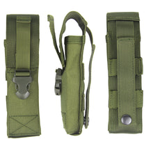 Load image into Gallery viewer, Outdoor Tactical Molle Waist Hanging Flashlight Holster Multifunctional Military Fan Attachment Knife Bag Swinging Stick Package Field Portable Tool Backpack