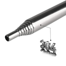 Load image into Gallery viewer, Stainless Steel Fire Blowing Tube 8 Sections Retractable Collapsible Mouth Blowpipe Efficient Small Portable Outdoor Camping Fire Tool Picnic Equipment