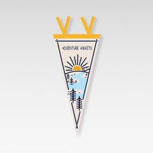 Load image into Gallery viewer, Outdoor Camping Tent Pennant Picnic Canopy Atmosphere Decorations Camp Hanging Flags Holiday Scene Felt Bunting