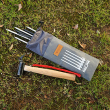 Load image into Gallery viewer, 20CM Ground Nail Storage Bag Outdoor Camping Tent Nail Pull Bag Fragmentary Tools Oxford Cloth Storage Package