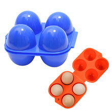 Load image into Gallery viewer, Outdoor 4 Grid Egg Box Simulation Egg Tray Portable Picnic Camping Henapple Protection Case Household Anti-Fall Storage Box