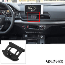 Load image into Gallery viewer, Dedicated Phone Stand Holders Base Collocation Mount Bracket for Audi A1 A3 A4 A5 A6 Q3 Q5 Q7 Q5 A4L A6L Q3 A3 S4 S5 Q5L Q8 Q2L