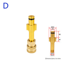 Load image into Gallery viewer, 1/4" Quick Pressure Washer Quick Connector 1/4" to Spray Gun Wand Lance Bayonet Adapter Disconnect Release Fitting for Karcher