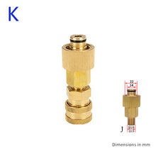 Load image into Gallery viewer, 1/4" Quick Pressure Washer Quick Connector 1/4" to Spray Gun Wand Lance Bayonet Adapter Disconnect Release Fitting for Karcher