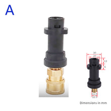 Load image into Gallery viewer, 1/4" Quick Pressure Washer Quick Connector 1/4" to Spray Gun Wand Lance Bayonet Adapter Disconnect Release Fitting for Karcher
