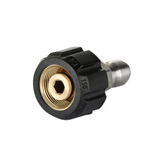 Load image into Gallery viewer, 2Pcs 3/8'' or 1/4" Pressure Washer Adapter Kit M22 14mm / 15mm Female Swivel to Quick Connect Release Set Nozzles
