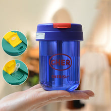 Load image into Gallery viewer, 300ml Water Bottle Leak Proof Sports Bottles Portable Plastic Tea Cups Outdoor Water Bottle Girls and Kids Drinkware