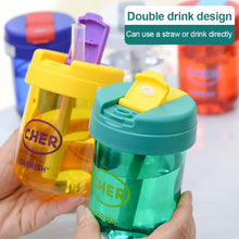 Load image into Gallery viewer, 300ml Water Bottle Leak Proof Sports Bottles Portable Plastic Tea Cups Outdoor Water Bottle Girls and Kids Drinkware