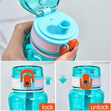 Load image into Gallery viewer, 1Pc High Quality Water Bottle Tour Outdoor Sport Leak Proof Seal School Water Bottles for Kids Large Capacity Healthy Water BPA Free