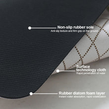 Load image into Gallery viewer, 1Pc Vintage Printed Dish Drying Mat Rubber Water Absorbent Kitchen Sink Pad Splash Drain Pad Placemat Tableware Anti-skid Rugs