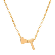 Load image into Gallery viewer, Fashion Love English Letter Minimalist Necklace Creative Versatile Love Pendant Alloy Necklace Clavicle Chain Women Jewelry Gift