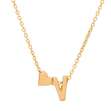 Load image into Gallery viewer, Fashion Love English Letter Minimalist Necklace Creative Versatile Love Pendant Alloy Necklace Clavicle Chain Women Jewelry Gift