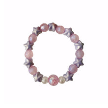 Load image into Gallery viewer, Cute Sweet Beaded Bracelet Fresh Colorful Beads Elastic Rope Bracelet Women Hand Jewelry Accessory