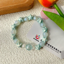 Load image into Gallery viewer, Cute Sweet Beaded Bracelet Fresh Colorful Beads Elastic Rope Bracelet Women Hand Jewelry Accessory
