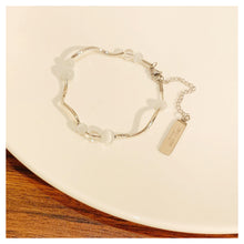 Load image into Gallery viewer, Simple Temperamental Tassel Opal Beaded Bracelet Exquisite Alloy Bracelet Women Hand Jewelry Accessory