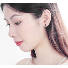 Load image into Gallery viewer, Stylish Minimalist Geometric Circle Earrings Exquisite Pattern Texture Earrings Ear Studs Women Jewelry Accessories
