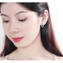 Load image into Gallery viewer, Stylish Minimalist Geometric Circle Earrings Exquisite Pattern Texture Earrings Ear Studs Women Jewelry Accessories