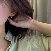 Load image into Gallery viewer, Small Exquisite Metal Earrings Simple Geometric U-shaped Earrings Ear Studs Women Jewelry Accessories