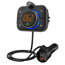 Load image into Gallery viewer, Car Bluetooth 5.0 MP3 Player AUX Audio Lossless Sound Music Receiver Handsfree Call FM Transmitter PD20W QC3.0 Fast Charger Mic