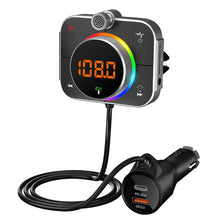 Load image into Gallery viewer, Car Bluetooth 5.0 MP3 Player AUX Audio Lossless Sound Music Receiver Handsfree Call FM Transmitter PD20W QC3.0 Fast Charger Mic