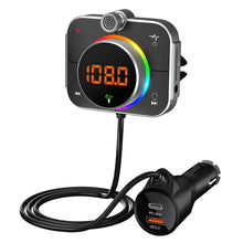 Load image into Gallery viewer, Car Bluetooth 5.0 MP3 Player AUX Audio Lossless Sound Music Receiver Handsfree Call FM Transmitter PD20W QC3.0 Fast Charger Mic