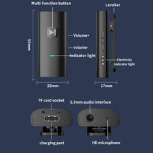 Load image into Gallery viewer, Wireless Receiver Bluetooth 5.0 Audio Adpter Music Player with HD Microphone for Mobile Phone Headset Car Support TF