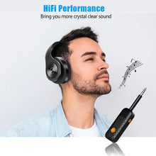 Load image into Gallery viewer, Bluetooth Audio Transmitter Portable Mini 3.5MM Lossless Stereo Wirleless Adapter Dongle For PC TV Bluetooth Earphone