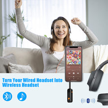Load image into Gallery viewer, Bluetooth Audio Transmitter Portable Mini 3.5MM Lossless Stereo Wirleless Adapter Dongle For PC TV Bluetooth Earphone